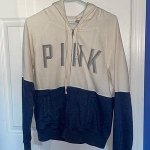 VS Pink Zip Up Hoodie